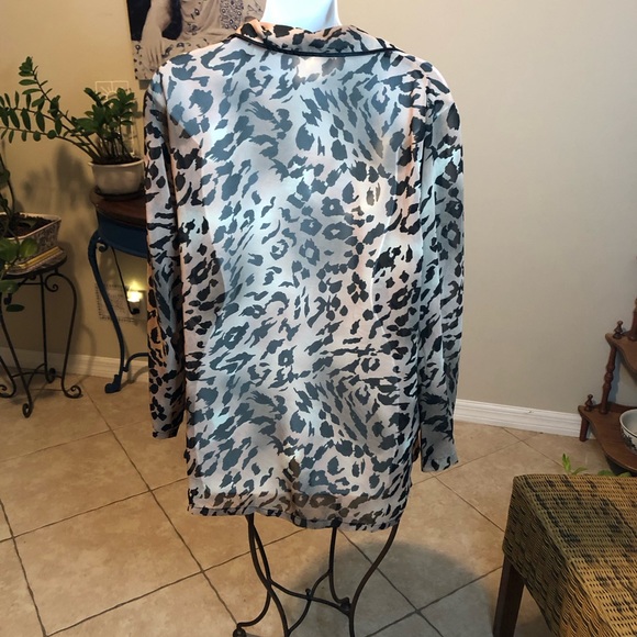 Vintage Freestyle Original Collection M Leopard Cardigan Top - Picture 5 of 6